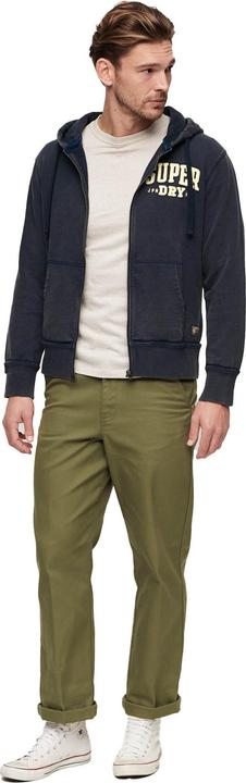 Immagine prodotto Superdry Giacca felpata Casual Vestibilità comoda Felpa con cappuccio atletica vintage con zip (L)
