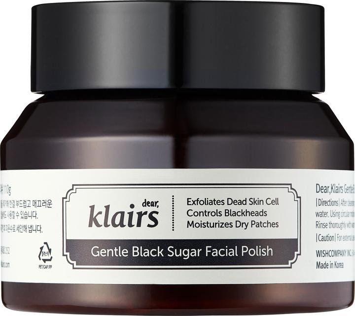 Actual product image Klairs Gentle Black Sugar (Cleansing scrub, 110 ml)