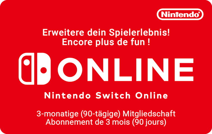 Actual product image Nintendo Switch Online 3 months Digital Code (3 months)