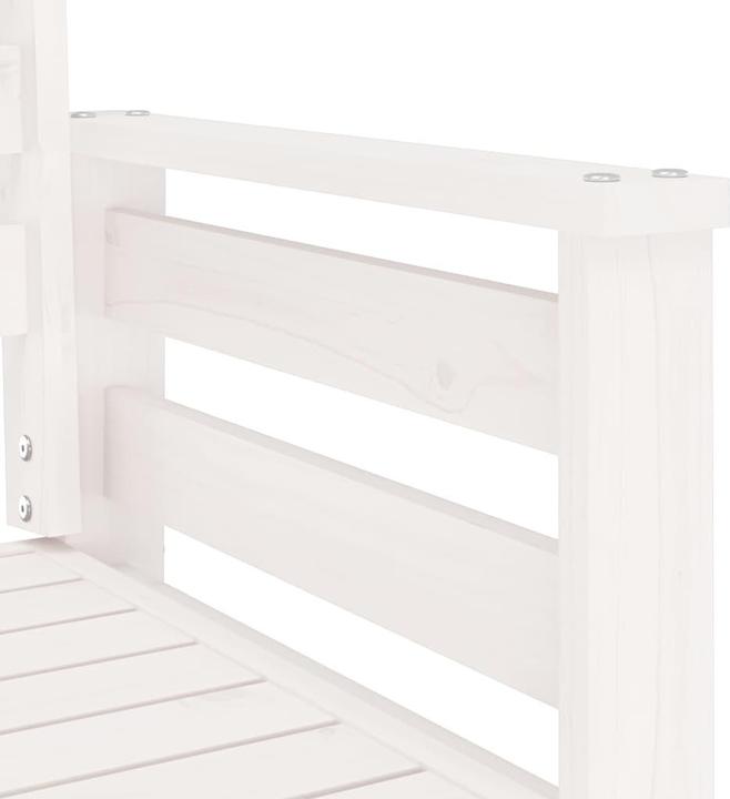 Produktbild vidaXL Gartenbank mit Tisch 2-Sitzer Massivholz Kiefer,Material