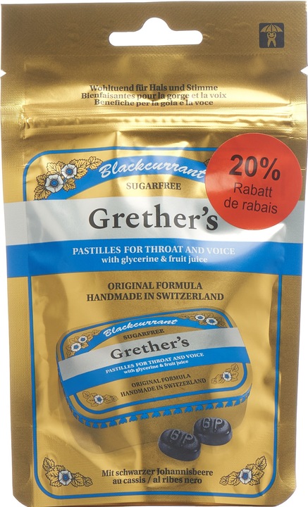 Immagine prodotto Grethers Pastiglie di ribes nero (2 Pezzo/i)