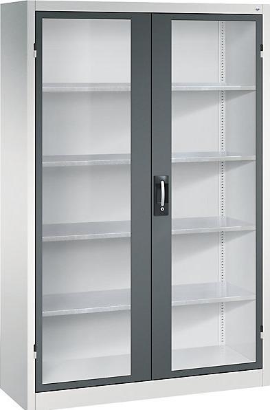 Actual product image C+P Vision panel double door cupboard (120 cm, 195 cm)