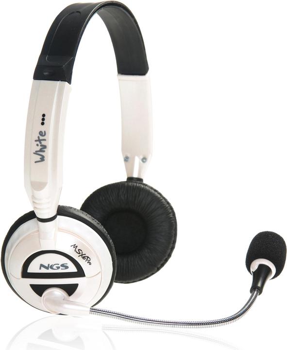Immagine prodotto NGS MSX6 Pro Cuffie ad archetto cablate Chiamate/Musica Bianco (Cablato)