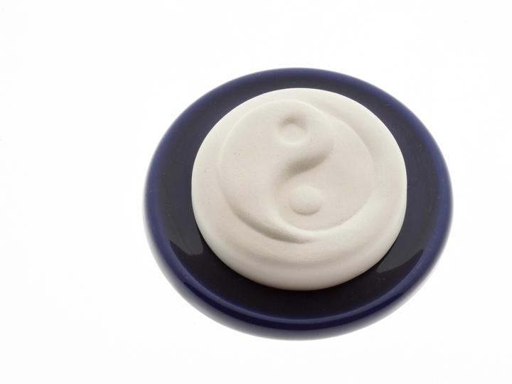 Aromalife Duftstein Set Ying Yang & Unterteller (495 ml)