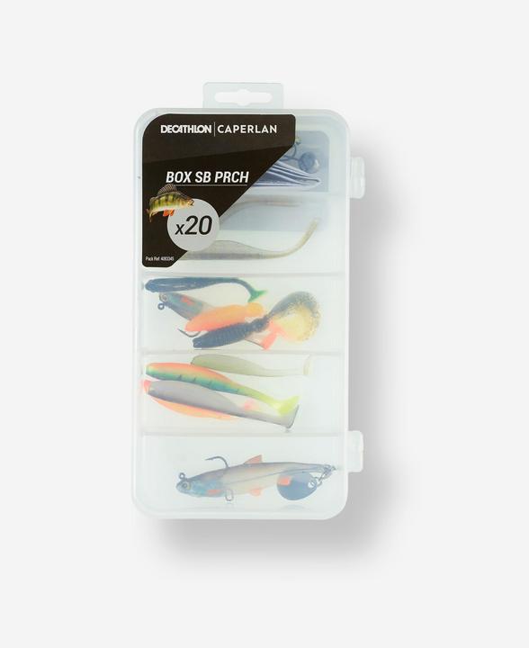 Produktbild Caperlan Gummikoeder Box Shad - Barsch (5 cm)