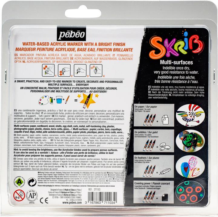 Produktbild Pebeo Skrib-Acryl (6x)