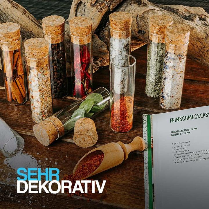 Actual product image Tuuters Gewürzgläser-Set mit Korken (25 Stück) (0.06 l)