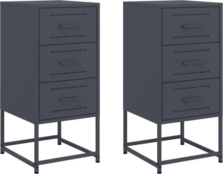 Produktbild vidaXL Nachttisch (36 x 39 x 78 cm)