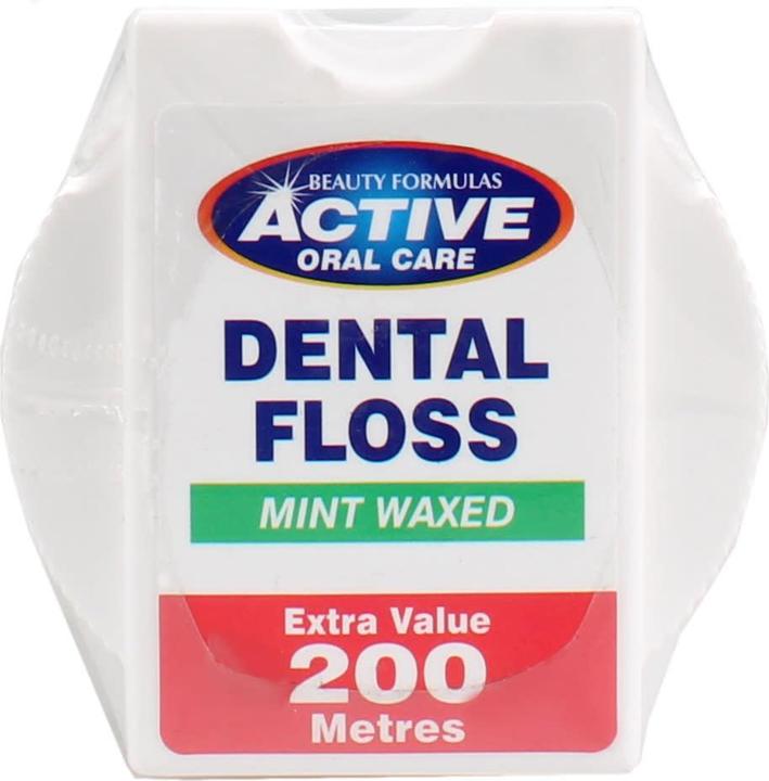 Immagine prodotto Beauty Formulas Active Oral Care - Filo interdentale alla menta filo interdentale alla menta cerato 200 (200 m)