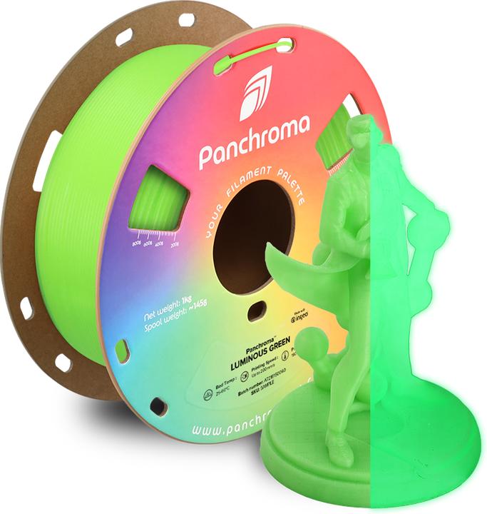 Actual product image Polymaker Panchroma™ PLA Luminous (PLA, 1.75 mm, 1000 g)