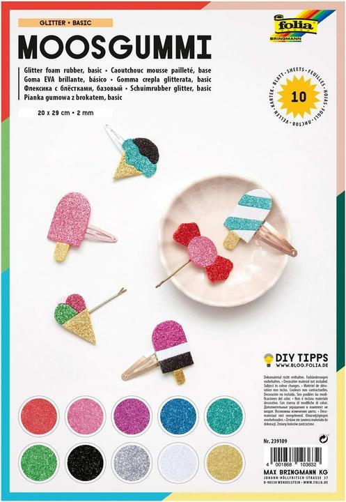 Image du produit Folia Plaques en caoutchouc mousse