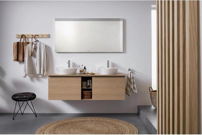 Produktbild Duravit EH-WT-MI D-NEO L mit Zugstangen-Ablaufgarnitur chrom