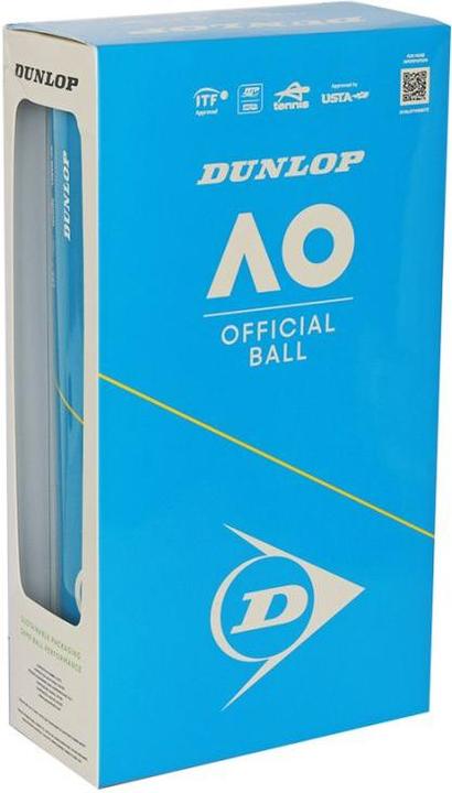 Actual product image Dunlop Australian Open Tennis Balls, 8 pcs, eco-friendly