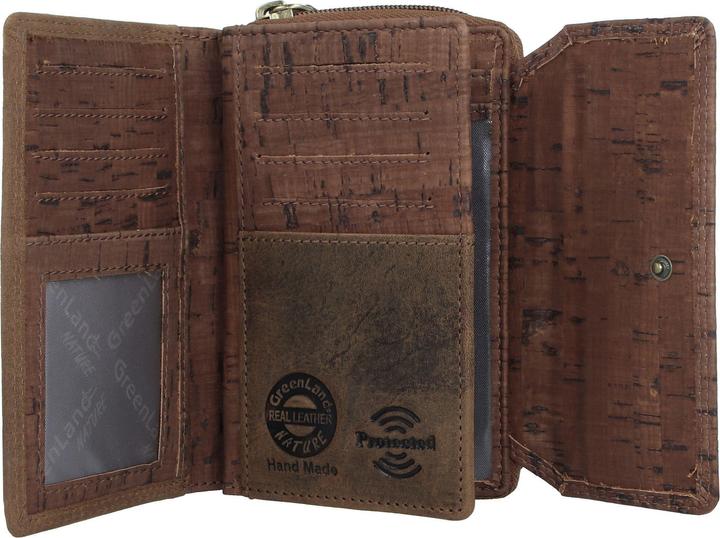 Produktbild Greenland Nature Geldbörse RFID Leder 14 cm