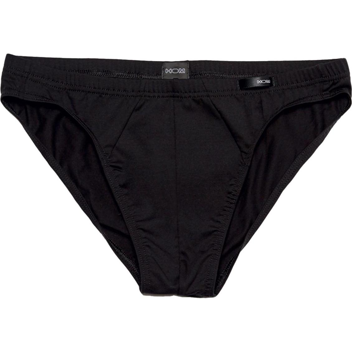 Thumbnail - HOM, Herren, Unterhosen, Slip Casual Stretch, Schwarz, (XXL, Einzelpack)