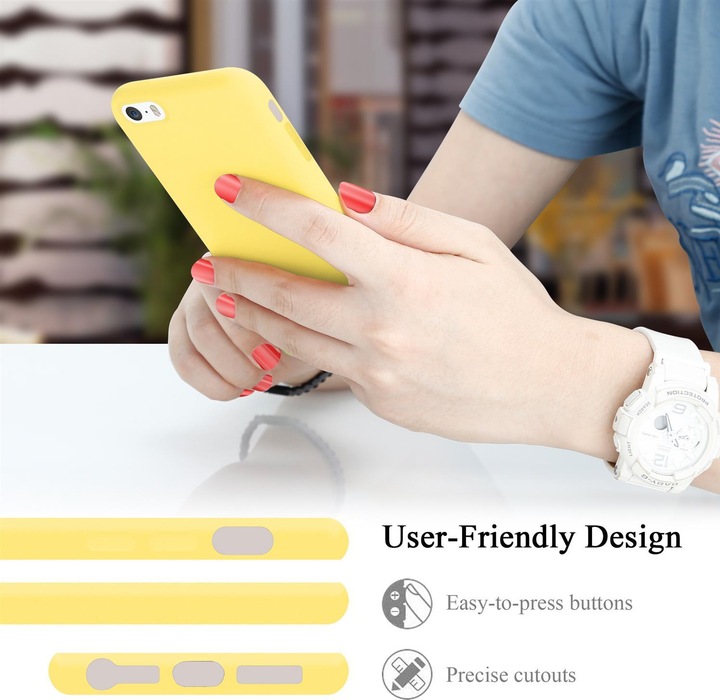 Produktbild Cadorabo TPU Liquid Silicone Case Cover (Apple iPhone 5)