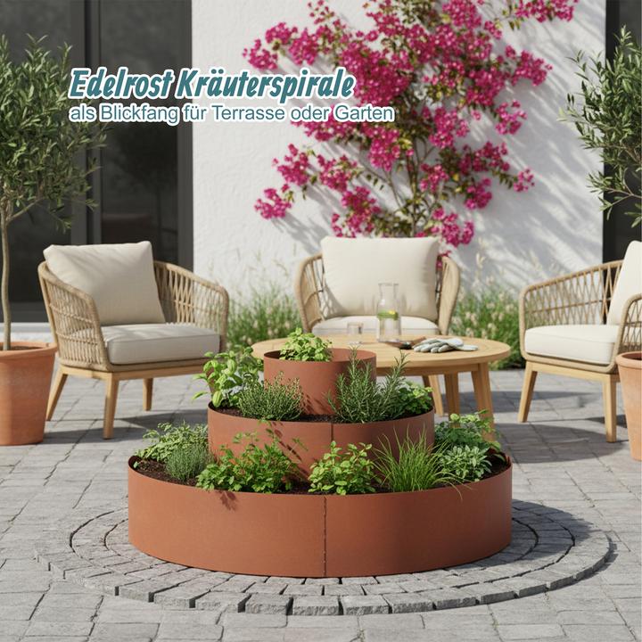 Produktbild Relaxdays 3x Kräuterspirale