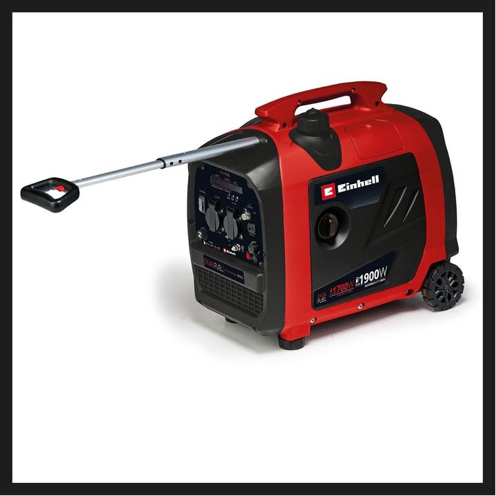 Actual product image Einhell 4152630 - Stromerzeuger TE-IG 1900 DF, Gas/Benzin, 1900 W (1800 W)