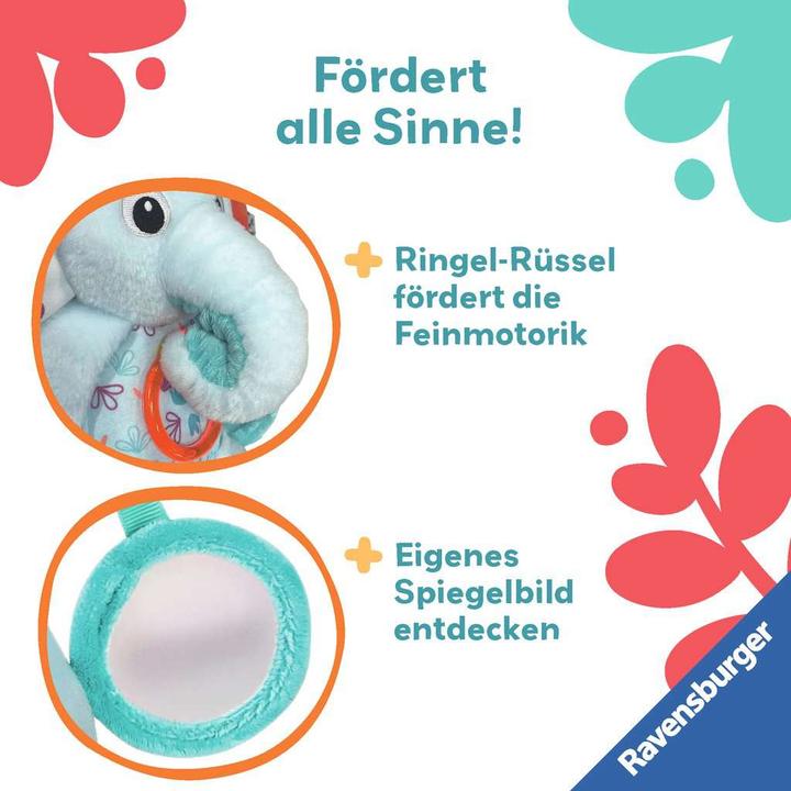 Immagine prodotto Ravensburger 4855 play+ explorer elephant, peluche con tanti effetti di gioco, per la casa e il lavoro.