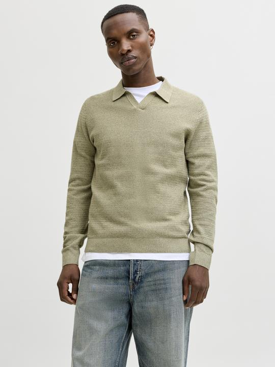 Produktbild Jack & Jones Jprbluriley Knit Split Neck Ls Sn (M)