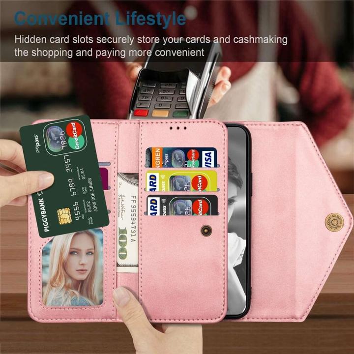 Actual product image Cover-Discount iPhone 14 Pro - Wallet Case pink (Apple iPhone 14 Pro)