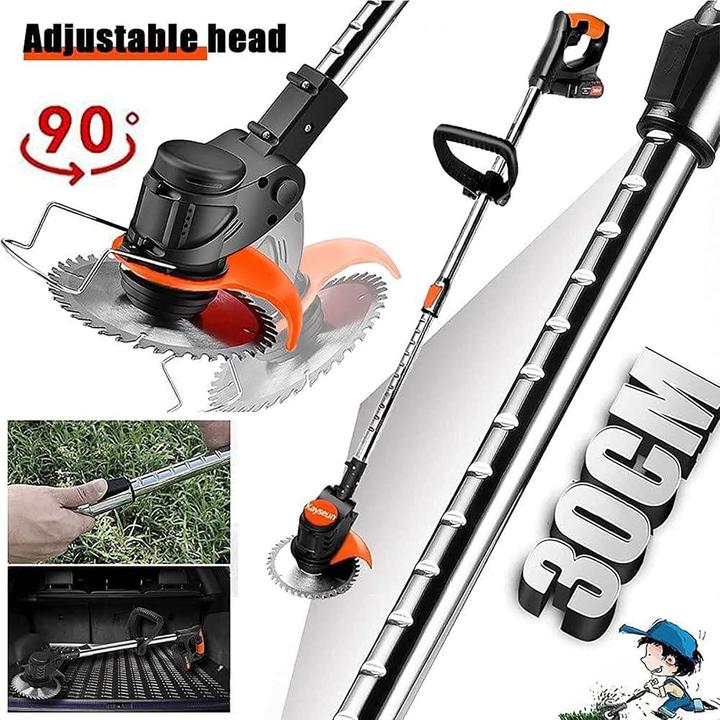 Immagine prodotto Knutat Akku-Rasentrimmer (Filo di taglio, Coltelli plastica, Lama per taglio metalli)