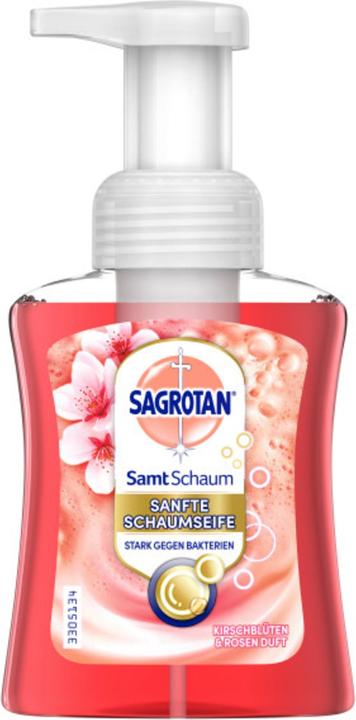 Sagrotan VelvetFoam Cherry Blossom&Rose (Liquid soap, 250 ml)