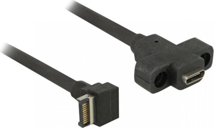 Actual product image Delock USB3.0 pin header cable USB 3.1 Gen2 - USB-KeyA for installation (0.45 m, USB 3.2 Gen 2)