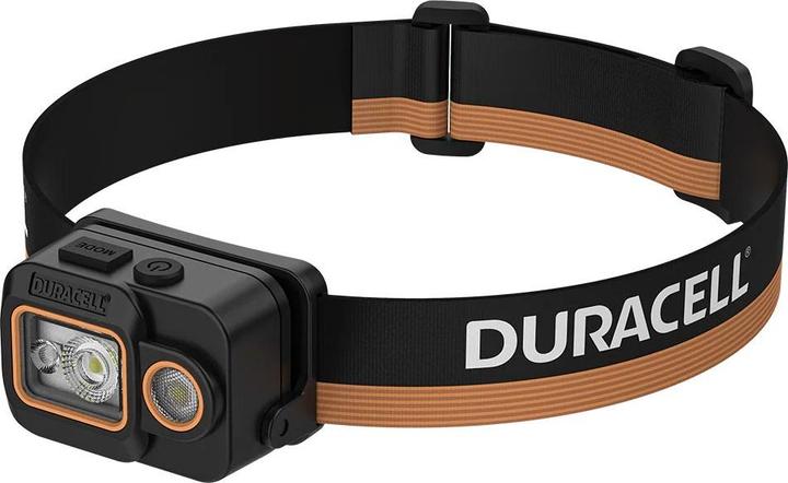 Produktbild Duracell DH700R Stirnlampe schwarz orange (700 lm)