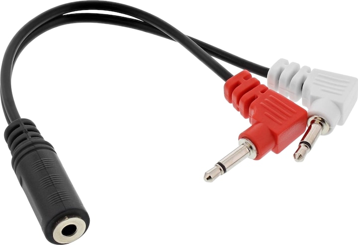 Produktbild InLine Audio Kopfhörer Flugzeug-Adapterkab. (2.5mm Klinke)