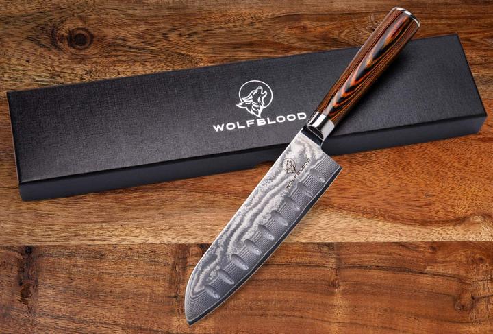 Image du produit Wolfblood Couteau damassé XL (17 cm)