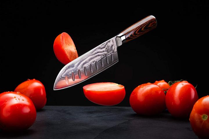 Image du produit Wolfblood Couteau damassé XL (17 cm)