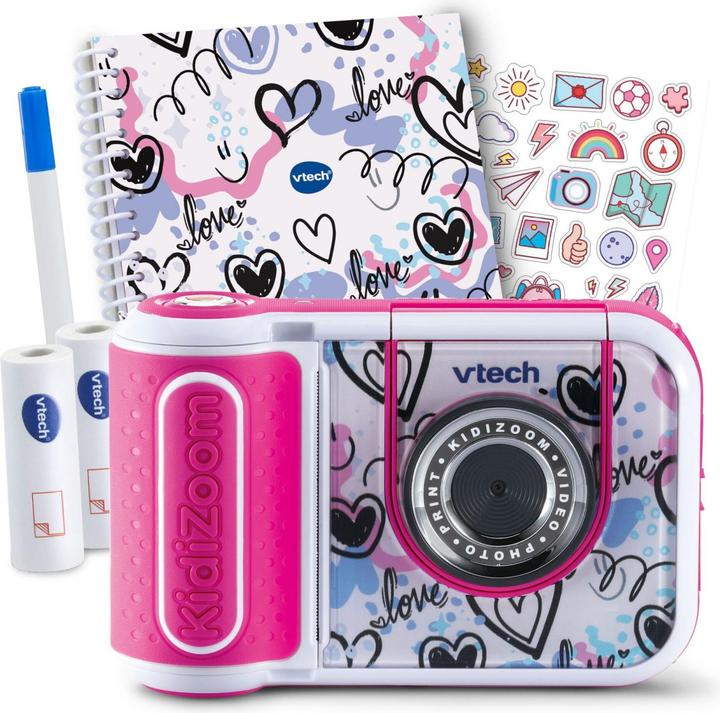 Actual product image VTech KidiZoom Print Cam Scrapbook Bundle pink