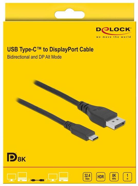 Produktbild Delock USB Typ C – DisplayPort (1 m)