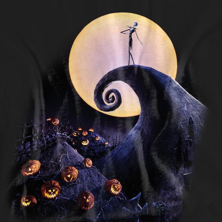 Actual product image The Nightmare Before Christmas Unisex Adult Poster T-Shirt (XL)