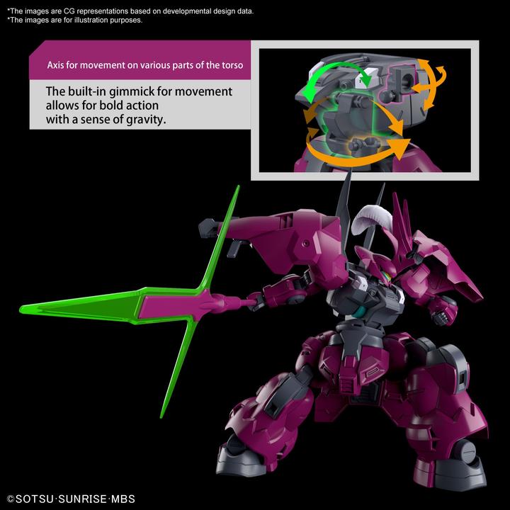 Actual product image Bandai Gundam - Guel's Dilanza High Grade