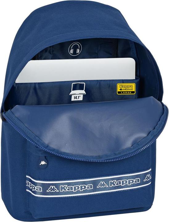 Actual product image Kappa school rucksack 31 x 41 x 16 cm navy blue