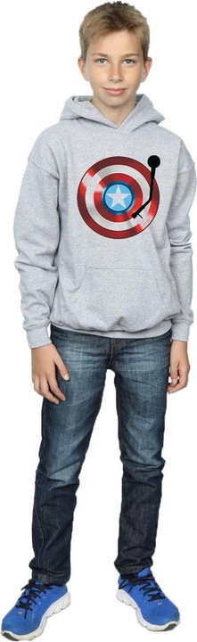 Produktbild Captain America Turntable Kapuzenpullover Jungen (140, 146)