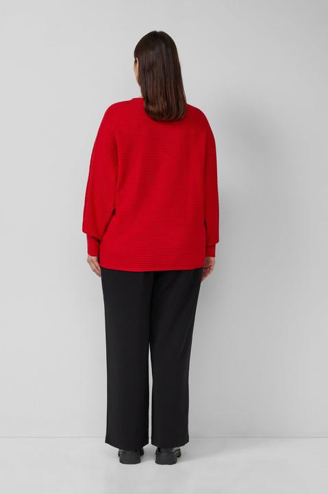 Produktbild s.Oliver Strickpullover Pullover in Rippstruktur mit Fledermausärmeln (46)