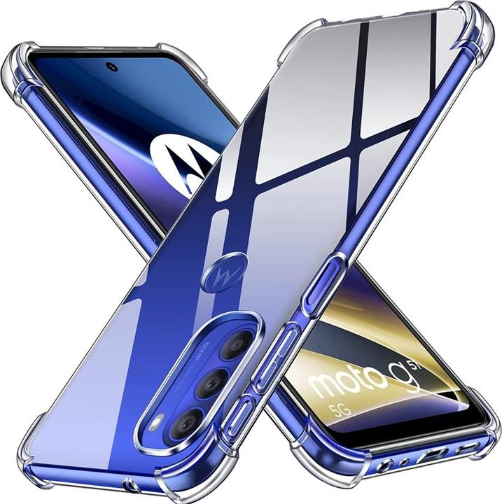Actual product image Screenguard Motorola Moto G51 5G Case Crystal Soft Airbag Bumper (Motorola Moto G51 5G)