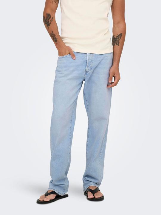 Produktbild Only & Sons Onsedge Straight Box Tai Dnm Cbo Noos (30)