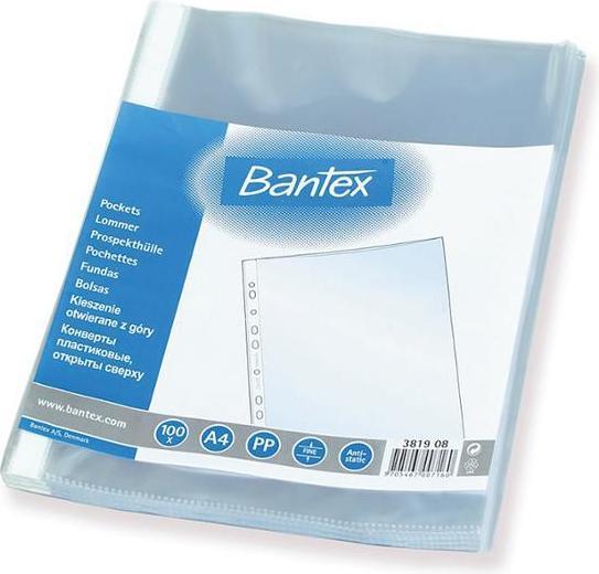 Actual product image Hamelin Plastlomme bantex, med huller, a4, 45 µm, pakke a 100 stk. (A4, 100 x)