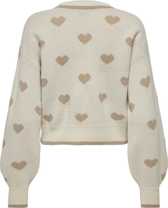 Actual product image JdY Knit Fit Round neck Ribbed cuffs Pullover Knitted jumper (L)