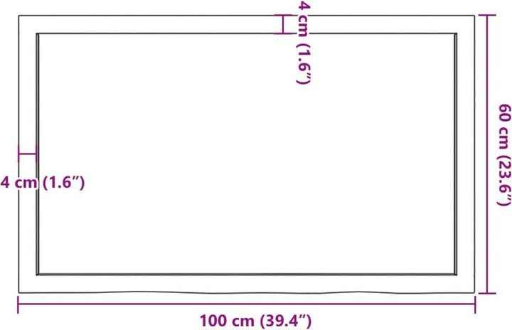 Image du produit vidaXL Gianna (100 x 4 x 60 cm)