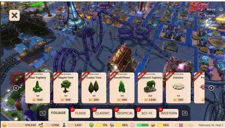 Actual product image Atari RollerCoaster Tycoon Adventures - Deluxe (Switch, DE)
