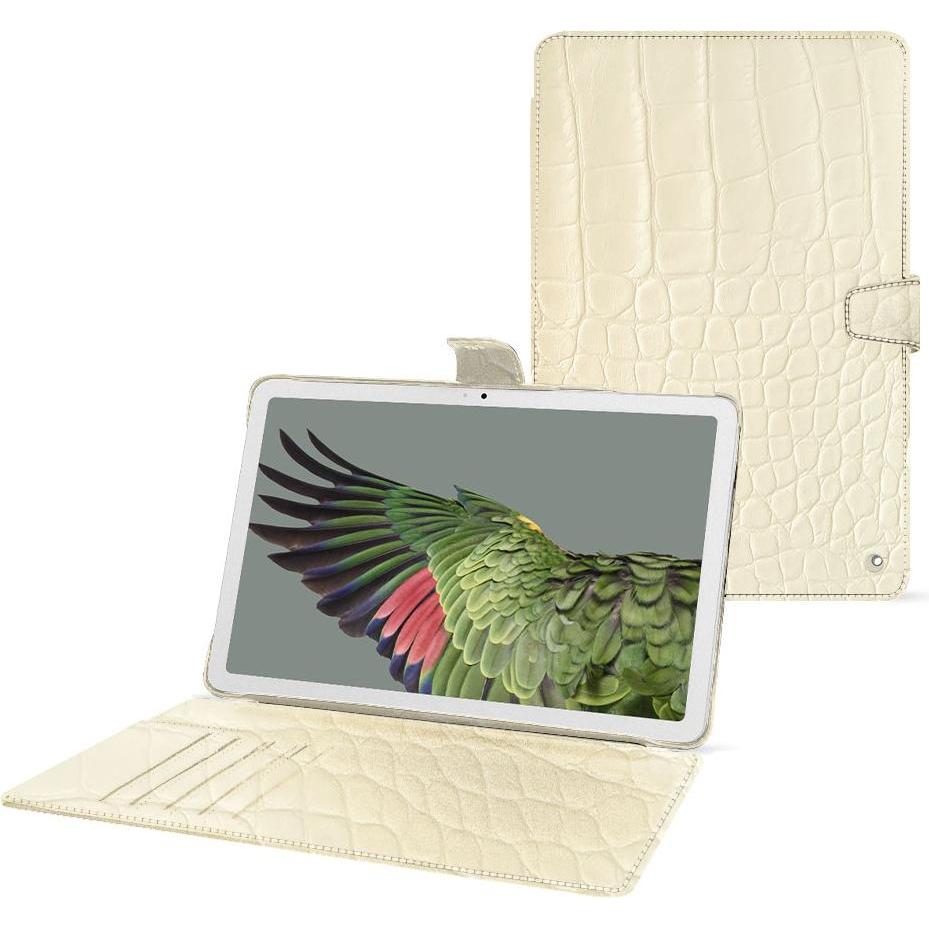 Noreve Lederschutzhülle Google Pixel Tablet (Google Pixel Tablet), Tablet Hülle, Weiss