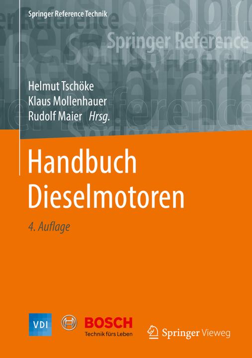 Produktbild Handbuch Dieselmotoren (Deutsch, Helmut Tschöke, Klaus Mollenhauer, Rudolf Maier, 2017)