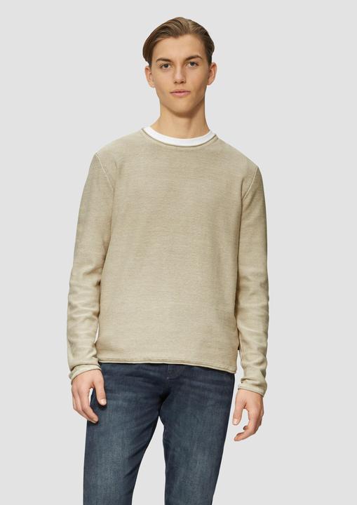 Image du produit S.Oliver Strickpullover Gewaschener Strickpullover mit Rollkante (XL)