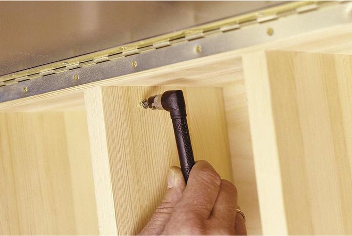 Image du produit wolfcraft 1 tournevis manuel coudé avec embout de vissage