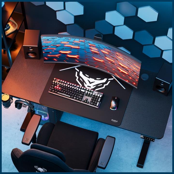 Immagine prodotto Diablo Scrivania con regolazione in altezza Sedie X-TENSIO 1400 nero